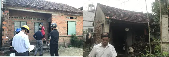 Một góc nhà dân tại xã Tuy Phước Đông tỉnh Gia Lai