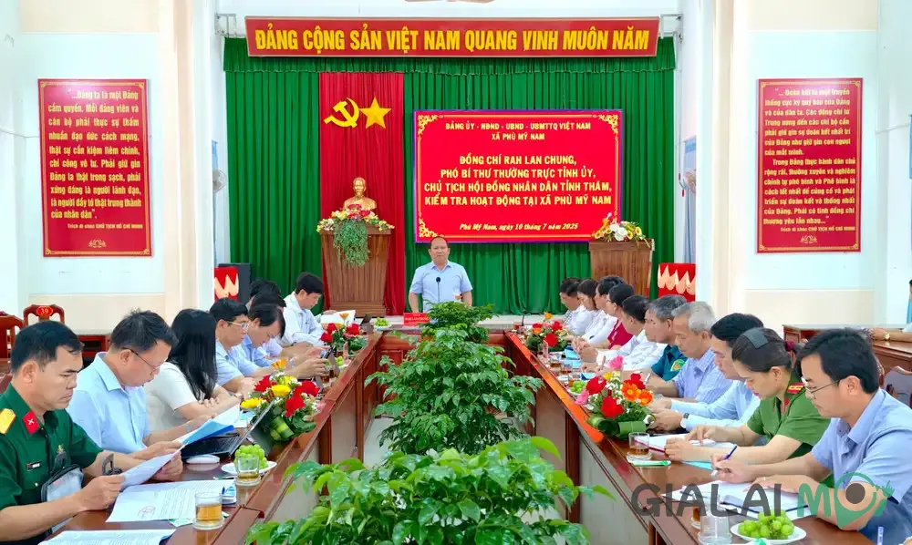 Hạ tầng tại xã Phù Mỹ Nam đang được phát triển mạnh mẽ