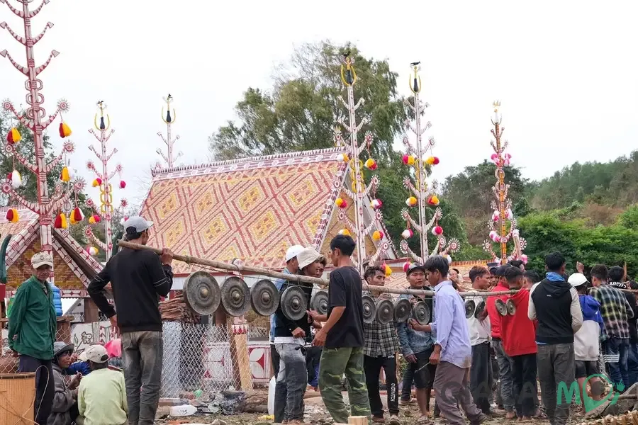 Lễ hội bỏ mả truyền thống của người Ba Na ở Gia Lai