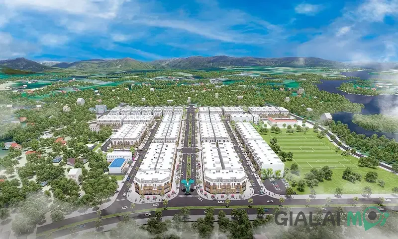 Dự án bất động sản tại xã An Lương đang được triển khai