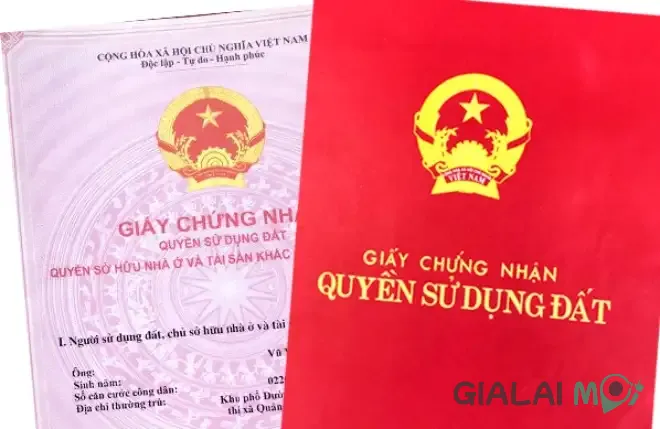 Hình ảnh minh họa sổ đỏ nhà đất thể hiện tính pháp lý rõ ràng và minh bạch