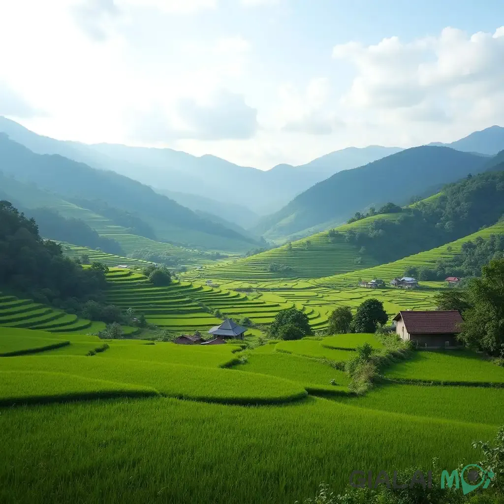 Cảnh đẹp tự nhiên tại xã Hòa Hội