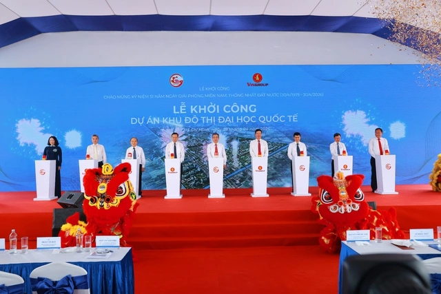 Vingroup khởi công Khu đô thị Đại học Quốc tế rộng 880 ha Vingroup khởi công Khu đô thị Đại học Quốc tế rộng 880 ha